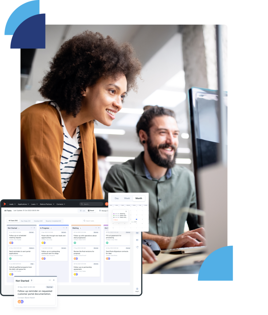 Mortgage CRM system with built-in automation for streamlined operations and client engagement